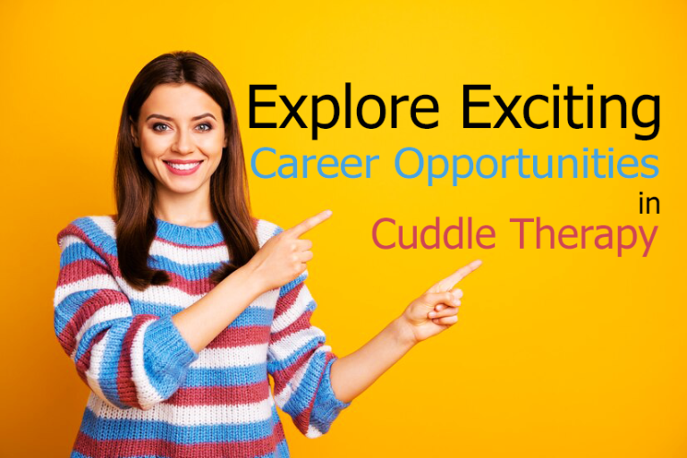 Visual representation of cuddle therapy career opportunities in France for 2025, focusing on increasing demand, growth potential, and a welcoming professional environment.